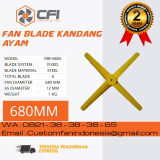 Baling-Baling Exhaust Fan Blower Kipas Kandang/Fan blade kandang ayam